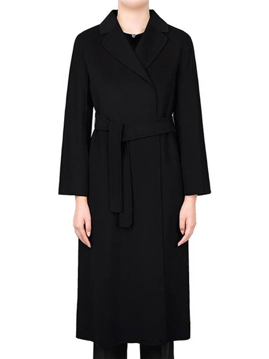 Black Esturian Wool Coat ESTURIA 013 - MAX MARA - BALAAN 1