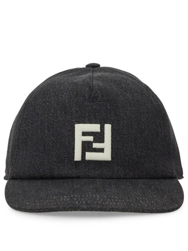 FF Logo Jeans Ball Cap Black - FENDI - BALAAN 2