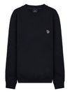 Zebra Patch Organic Cotton Sweatshirt Black - PAUL SMITH - BALAAN 2