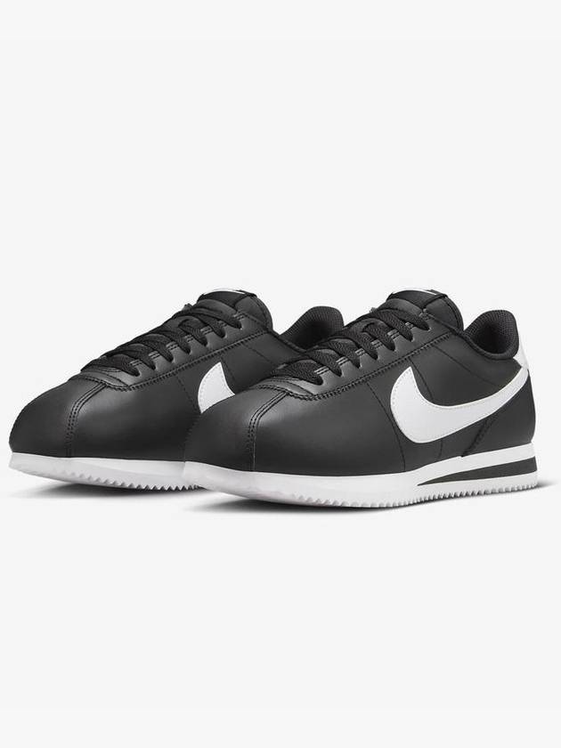 Women's Cortez Low Top Sneakers Black - NIKE - BALAAN 3