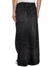 Twisted Light Denim Jeans Black - MIHARA YASUHIRO - BALAAN 4