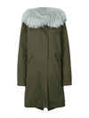 Women's Laffin Fur Parka Khaki - YVES SALOMON - BALAAN 1