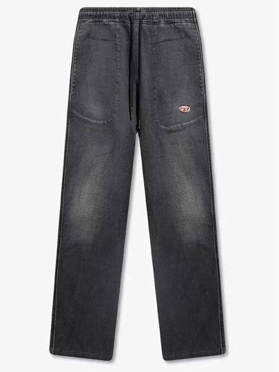 D Martians Track Jeans Black - DIESEL - BALAAN 2