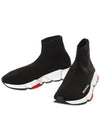 Speed ​​Runner High Top Sneakers Red Black - BALENCIAGA - BALAAN 3