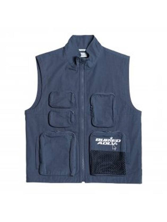 BA x ADLV OUTPOCKET VEST INDIGO BLUE - BURIED ALIVE - BALAAN 1