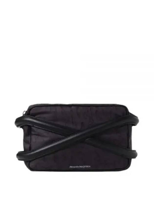 Harness Leather Detail Camera Cross Bag Black - ALEXANDER MCQUEEN - BALAAN 2