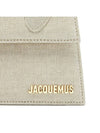 Le Chiquito Moyen Tote Bag Light Gray - JACQUEMUS - BALAAN.