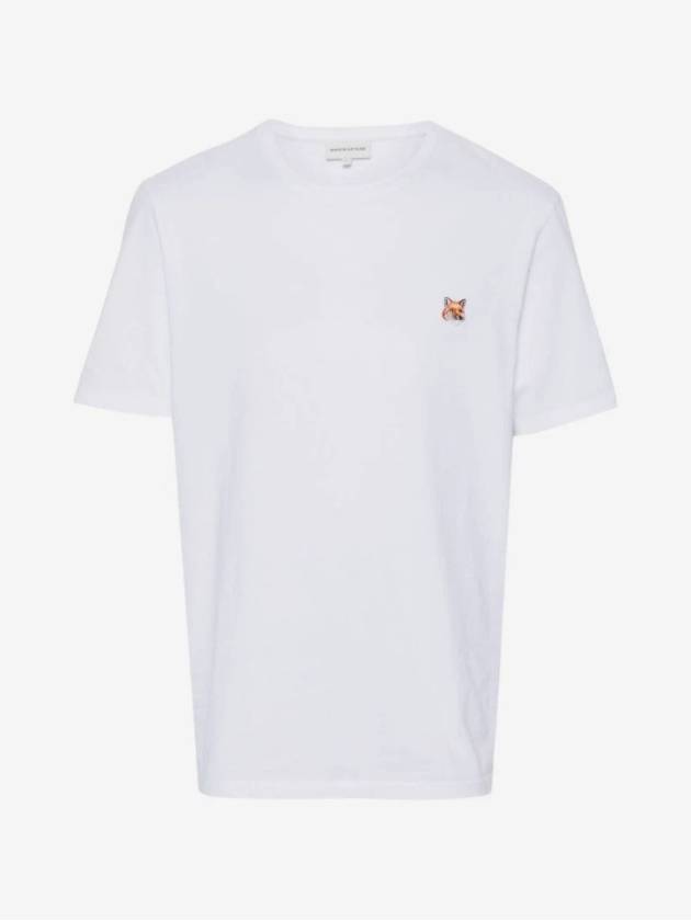 Maison Kitsune Fox Head T Shirt White Black LM00104KJ0008 - MAISON KITSUNE - BALAAN 4