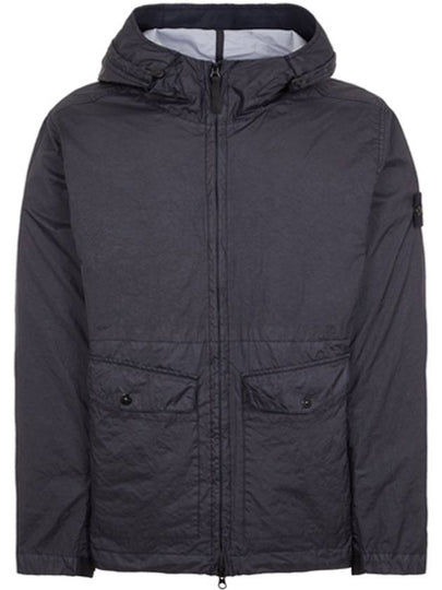 Membrana 3L TC Hooded Jacket Blue - STONE ISLAND - BALAAN 2