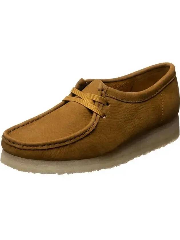 Wallabee Suede Loafers Oakmoss Nubuck - CLARKS - BALAAN 1