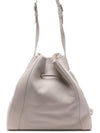 Millie Small Heavy Grain Tote Bag Chalk - MULBERRY - BALAAN 5