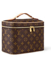 Nice BB Monogram Canvas Pouch Bag Brown - LOUIS VUITTON - BALAAN 3