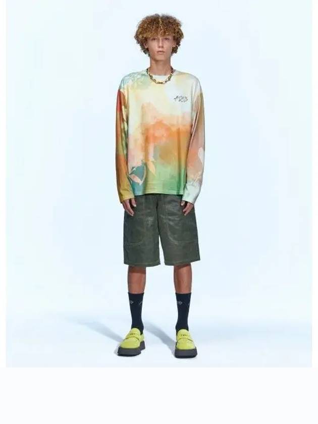 Essential Reno Tie Dye Print LS T Shirt atb973m MULTI - ANDERSSON BELL - BALAAN 1