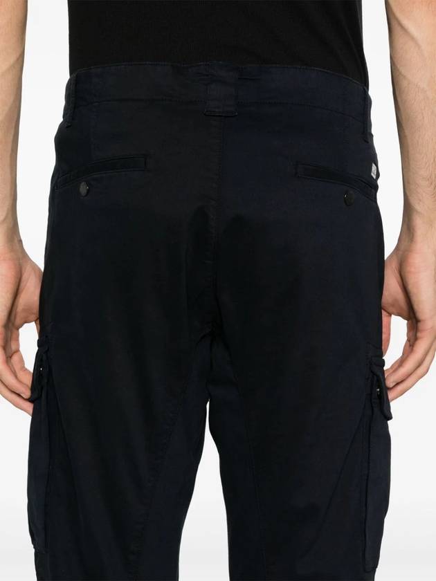 Stretch Sateen Ergonomic Lens Double Cargo Straight Pants Navy - CP COMPANY - BALAAN 6