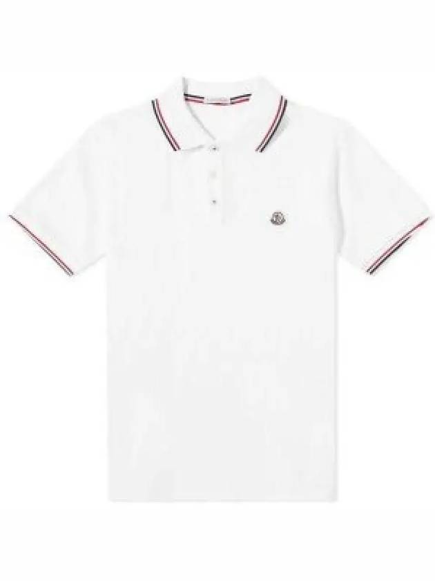 8A70300 84556 001 Logo Patch Polo Shirt - MONCLER - BALAAN 1