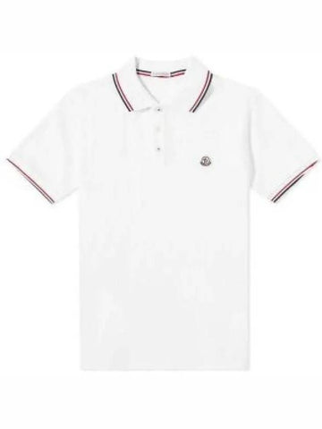 8A70300 84556 001 Logo Patch Polo Shirt - MONCLER - BALAAN 1