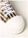 Vintage Check Cotton Sneakers Archive Beige - BURBERRY - BALAAN 7