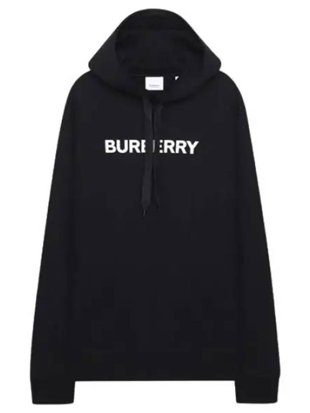 Logo Print Cotton Hoodie Men - BURBERRY - BALAAN 1