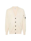 Lens Cotton Cardigan Beige - CP COMPANY - BALAAN 2