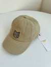 Ball Cap MM06104WW0096 Beige ONE SIZE - MAISON KITSUNE - BALAAN 1