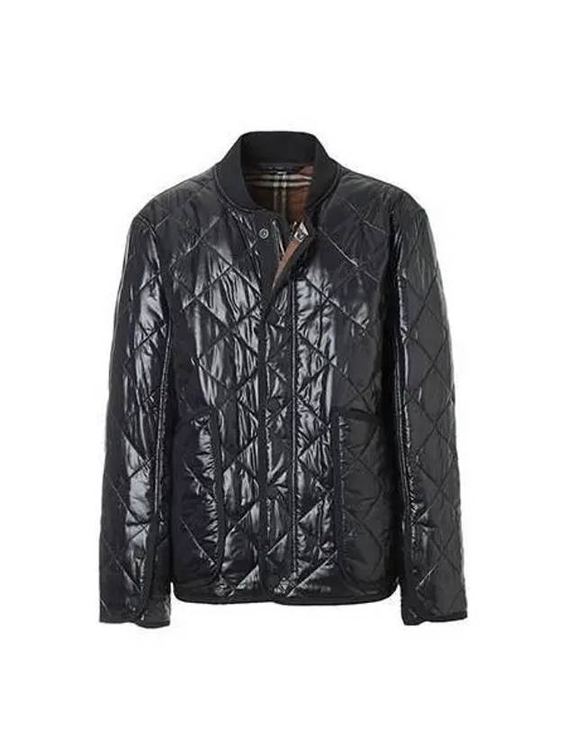 Diamond Quilted Boomer Padding Black - BURBERRY - BALAAN 2