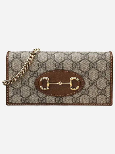 Horsebit 1955 Chain Cross Bag Beige Ebony - GUCCI - BALAAN 2