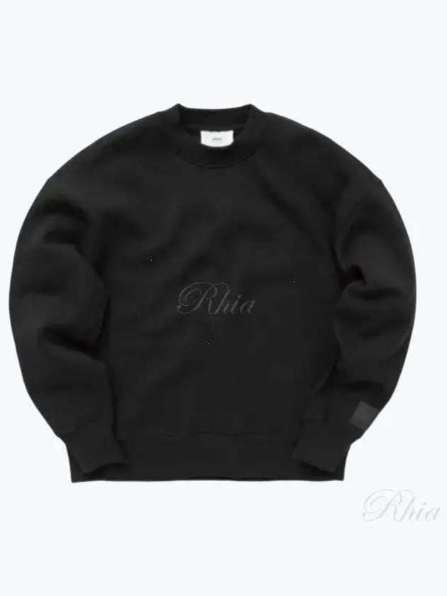 Alexandre Mattiussi Embroidered Logo Sweatshirt Black - AMI - BALAAN 2