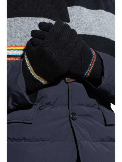 Paul Smith Wool Gloves, Men's, Black - PAUL SMITH - BALAAN 2