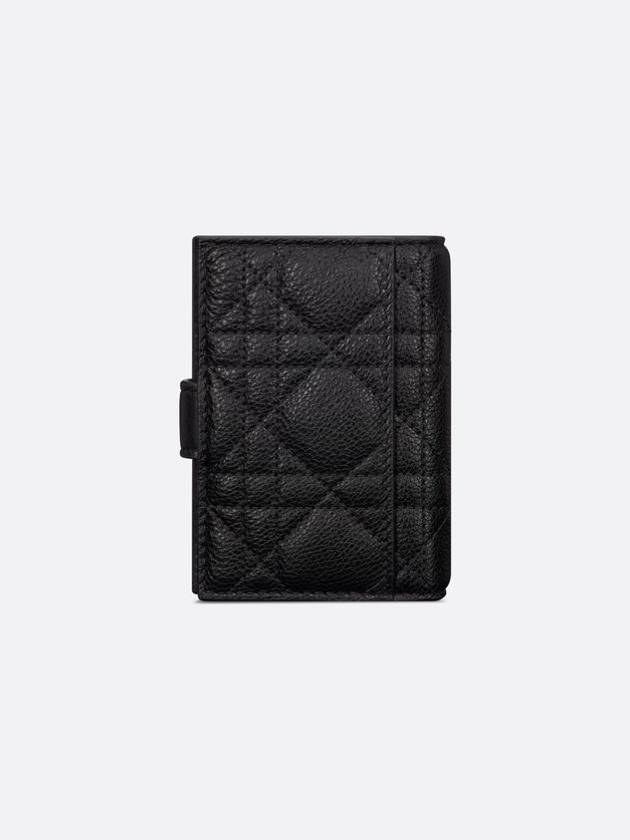 Cargo Vertical Calfskin Card Wallet Black - DIOR - BALAAN 5