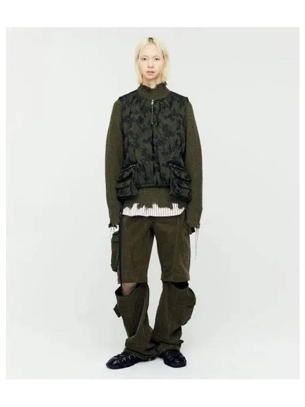 Camouflage Padded Turtle Vest Green - ANDERSSON BELL - BALAAN 2