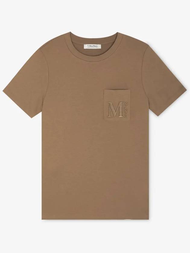 Women s Madera camel short sleeve t shirt 29976011600 003 - MAX MARA - BALAAN 2