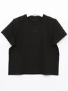 Rubber Rise Logo Short Sleeve T-Shirt Black - ALEXANDER WANG - BALAAN 3