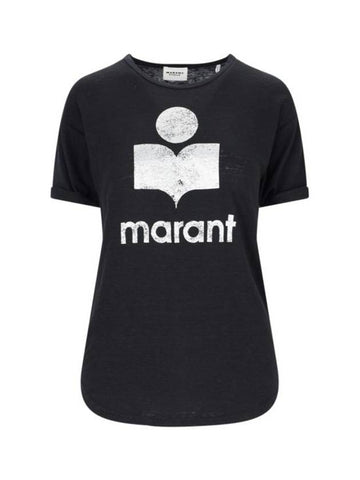 Short Sleeve T Shirt TS0004FA A1N10E 01BK Black - ISABEL MARANT - BALAAN 1