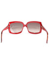 David Lady Square Black Red Sunglasses 1O5HA 57D16 - DIOR - BALAAN 4