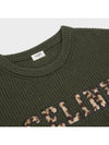 Embroided Logo Knit Top Green - CELINE - BALAAN 5