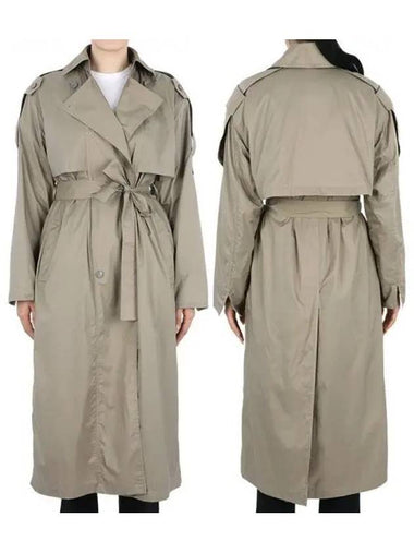 Women s DEVA Long Trench Coat Jacket Beige 1C00040 M2760 204 270685 1105531 - MONCLER - BALAAN 1