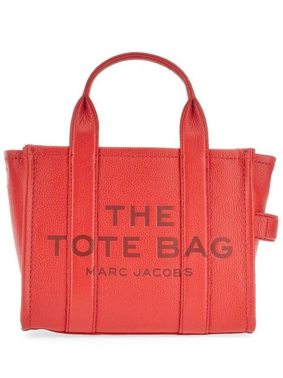 Small Leather Tote Bag Red - MARC JACOBS - BALAAN 2