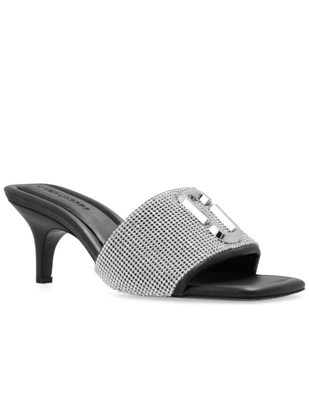 Marc Jacobs Heeled Sandals 'The Rhinestone', Women's, Silver - MARC JACOBS - BALAAN 4