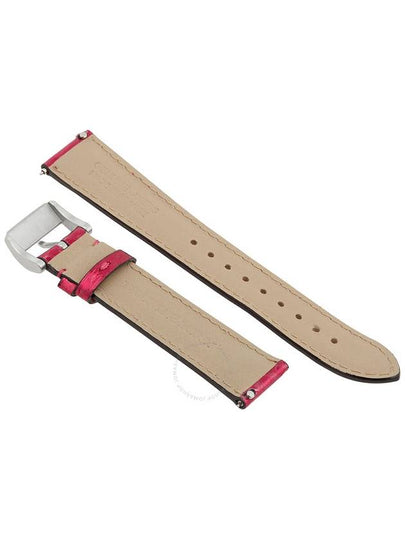 Burberry Ladies 18 mm Metallic Pink Leather Watch Band 3897537 - BURBERRY - BALAAN 2