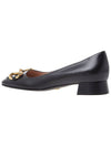 Ballet Flat With Horsebit Black Leather - GUCCI - BALAAN 4