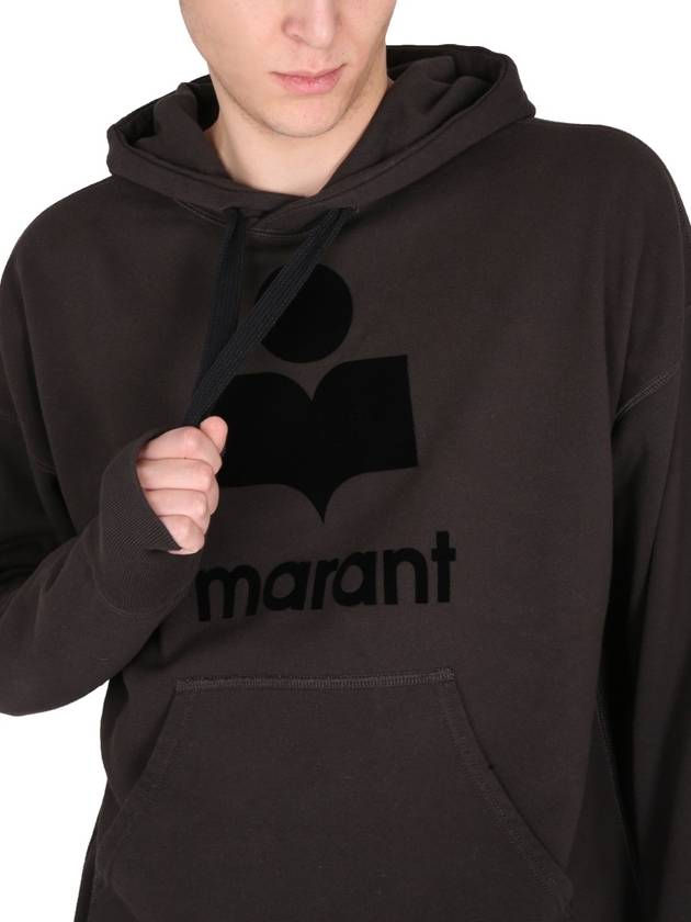 Miley Logo Hoodie Faded Black - ISABEL MARANT - BALAAN 7