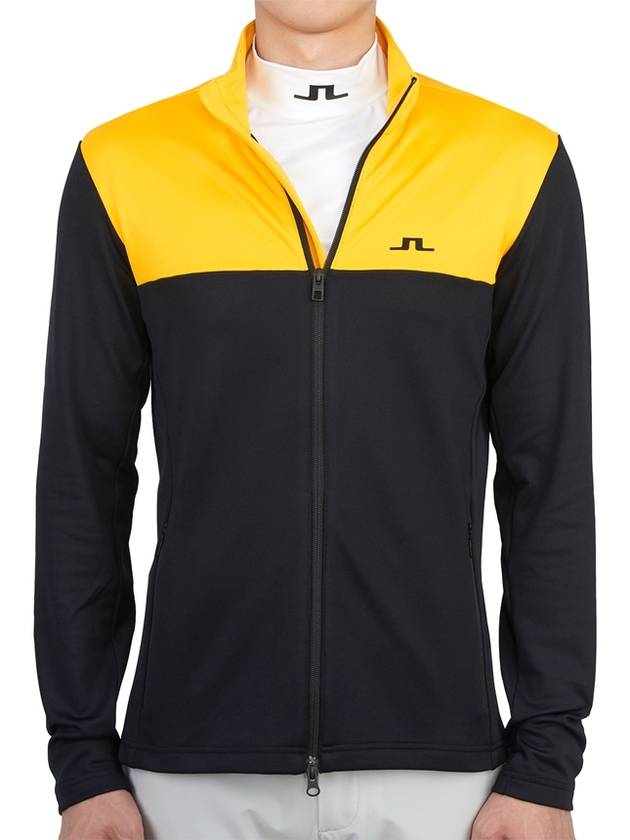 Banks mid layer zip-up jacket yellow black - J.LINDEBERG - BALAAN 3