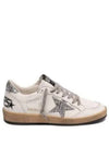 Ball Star Heel Tab Low Sneakers White Silver - GOLDEN GOOSE - BALAAN 2