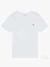 Baby Fox Patch Regular Short Sleeve T-Shirt White - MAISON KITSUNE - BALAAN 2