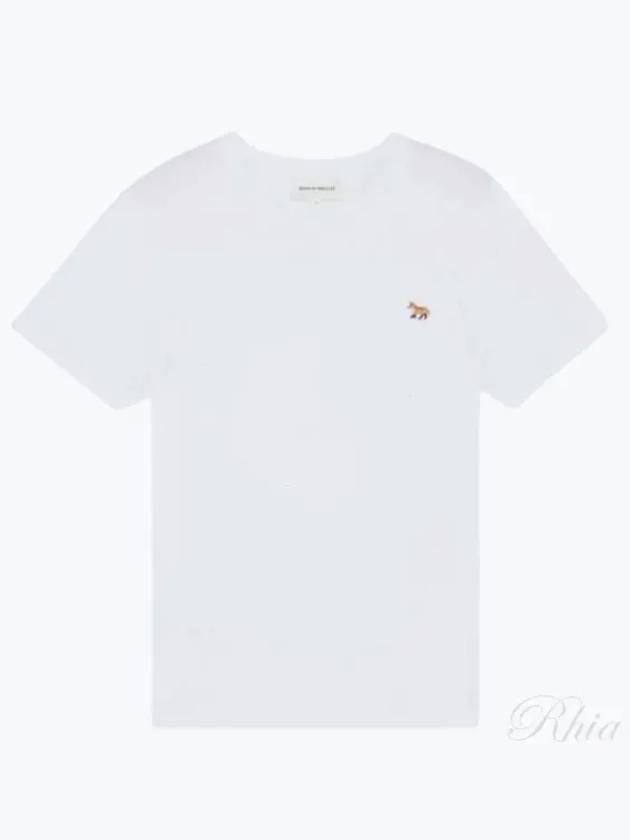 Baby Fox Patch Regular Short Sleeve T-Shirt White - MAISON KITSUNE - BALAAN 2