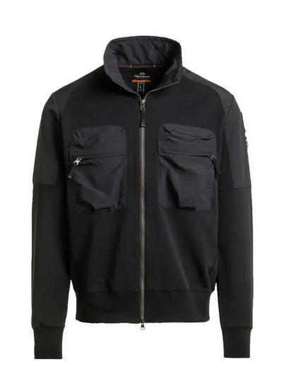 Men's Donald Zip-Up Jacket Black - PARAJUMPERS - BALAAN 2