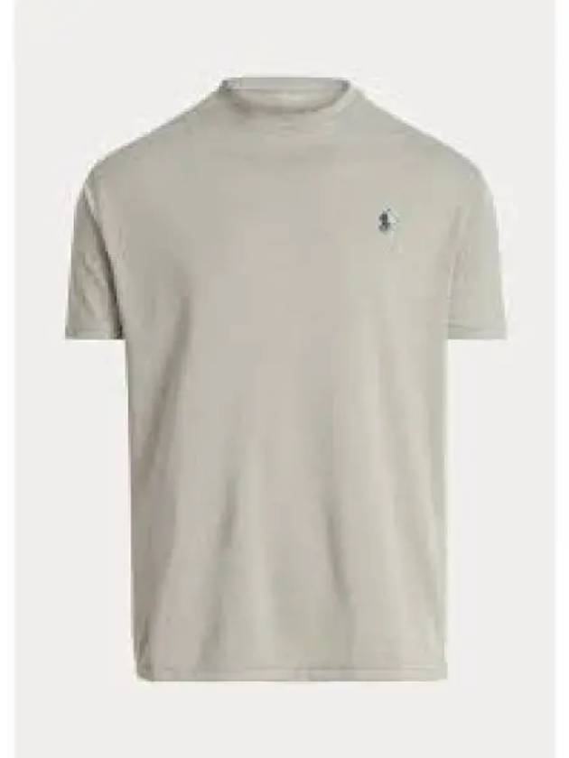 Custom Slim Fit Cotton T Shirt Gray MNPOTSH1N820198 020 1279678 - POLO RALPH LAUREN - BALAAN 1