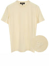 Angera Crewneck Cotton Short Sleeve T-Shirt Daikon - LORO PIANA - BALAAN 2