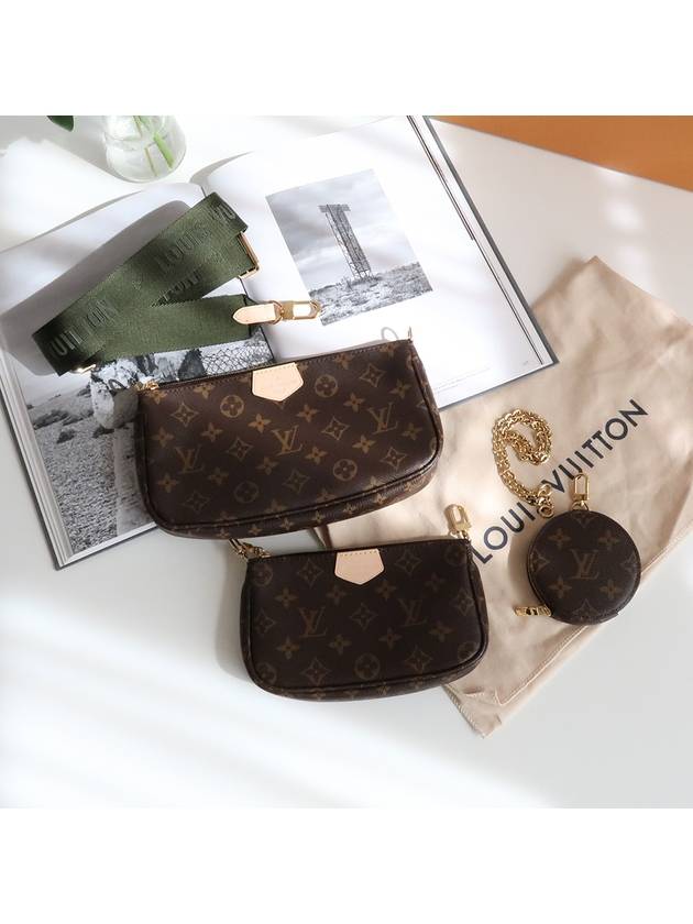 Multi Pochette Accessories Monogram Cross Bag Brown - LOUIS VUITTON - BALAAN 3