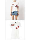 Print Short Sleeved T-Shirt White - MR & MRS ITALY - BALAAN 4